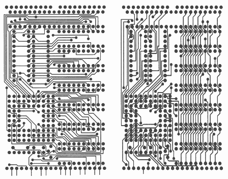 PCB layout Component side/Solder side