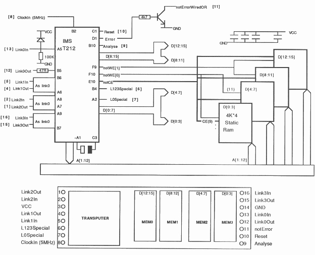 Circuit diagram and pinout of module