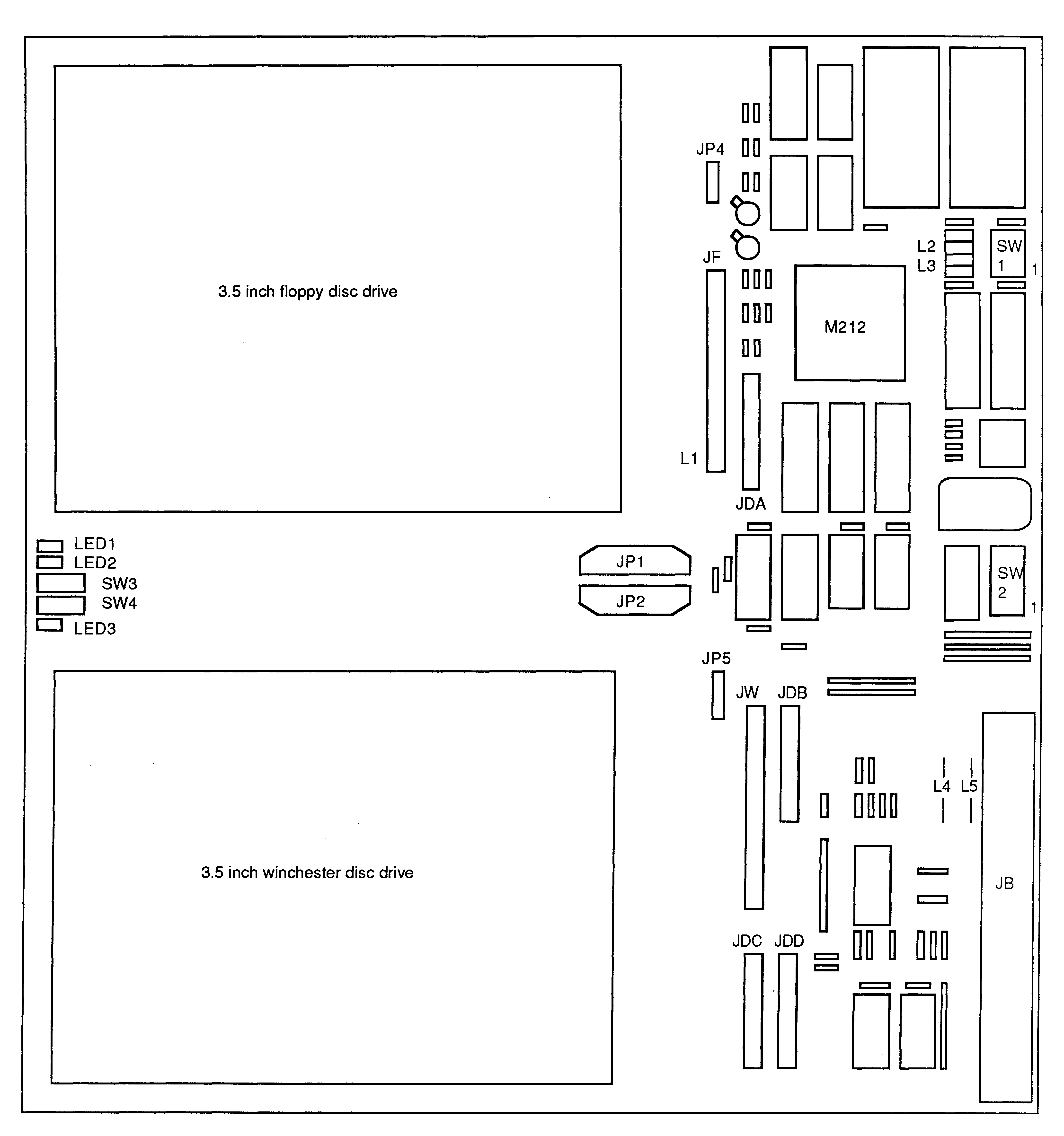 IMS B005 component layout