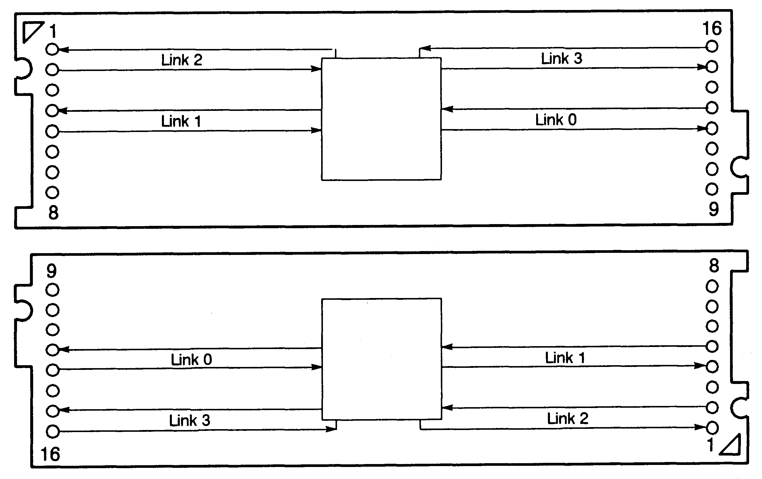 Orientation of adjacent Size1
modules